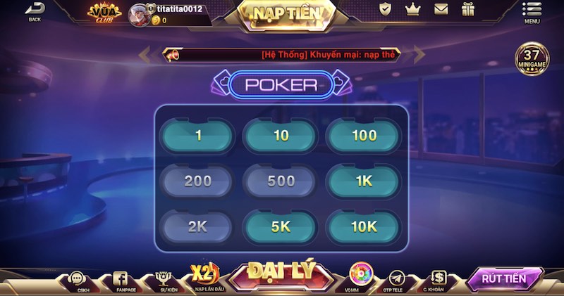 Cập nhật cách chơi Poker chi tiết tại Vuaclub