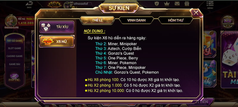 Tham gia đặt cược Nổ Hũ để nhận nhiều khuyến mãi tại Vuaclub